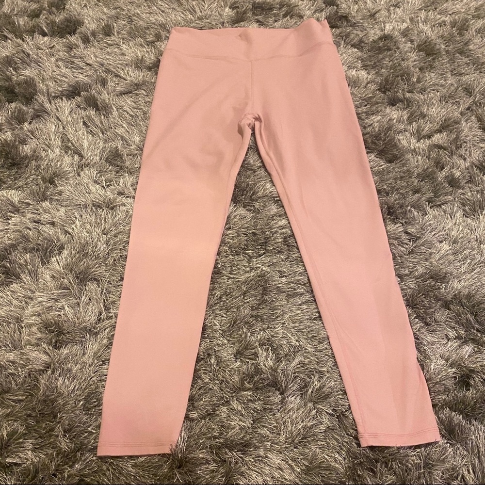 Light pink power hold leggings